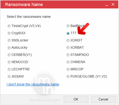Select 777 Ransomware Select 777
