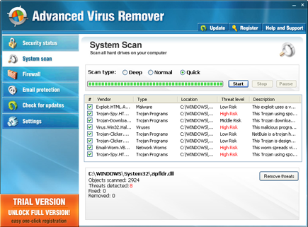 Advanced Virus Remover image Advanced Virus Remover image