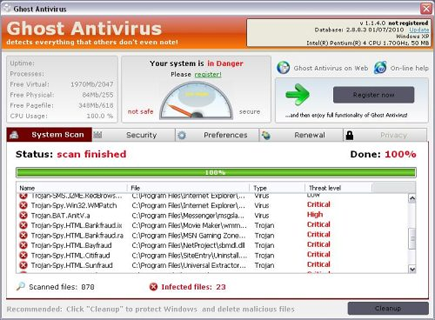 ghost-antivirus Ghost Antivirus Screen Shot