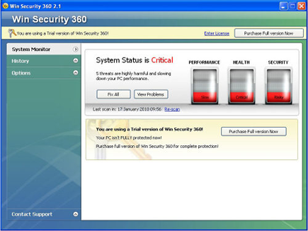 winsecurity360 Win Security 360 Screen Shot