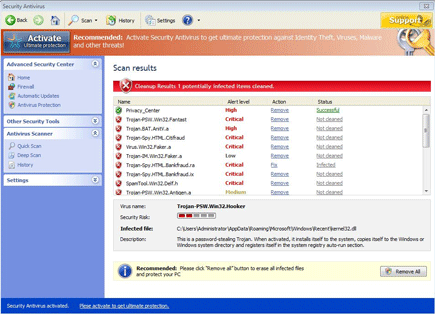 Software Antivirus Software Antivirus Screenshot Image