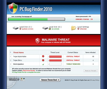 PC Bug Finder 2010 PC Bug Finder 2010 Screen Shot Image