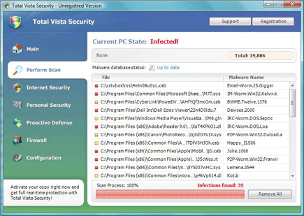 Total XP Security Screen Shot Image
