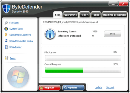 ByteDefender Security 2010