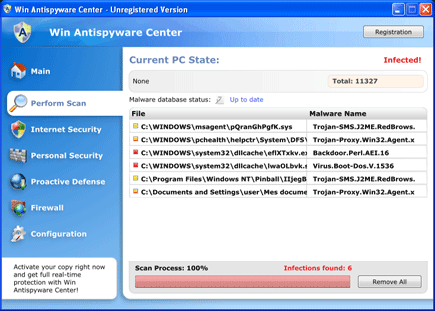 Win Antispyware Center Win Antispyware Center Screen Shot Image