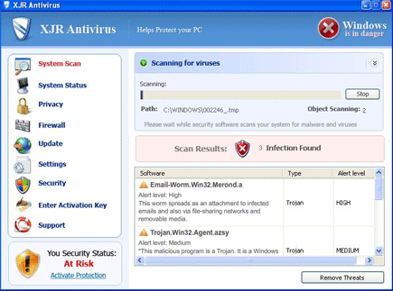 XJR Antivirus XJR Antivirus Image Screen Shot