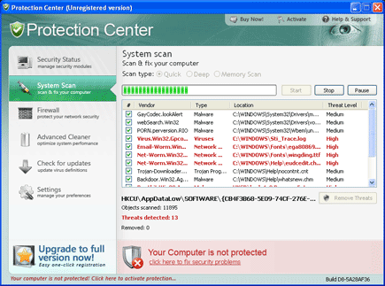 protection-center Protection Center Screen Shot
