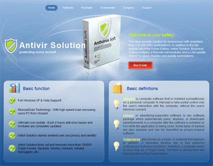 Antivir Solution Platinum Antivir Solution Platinum Scree Shot Image