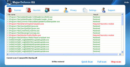 Major Defense Kit Screen Shot Image of Major Defense Kit