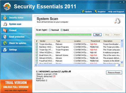 Security Essentials 2011 Security Essentials 2011 Scanner