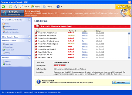 Personal Internet Security 2011 Personal Internet Security 2011 Image
