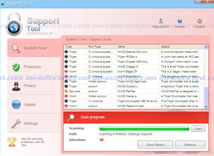 Support Tool 2011 How to remove Support Tool 2011