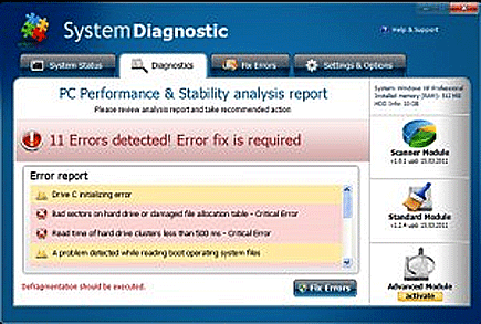 system-diagnostic system-diagnostic