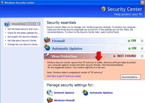 MS Security Center MS Security Center 2011 Scanner