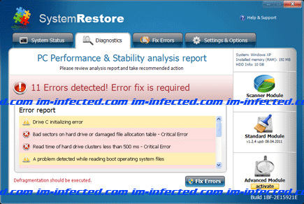 System Restore System Restore Scanner