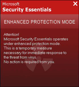 Security Essential Pop-up Fake alerts