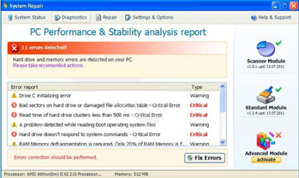 System Repair Virus System Repair Scanner