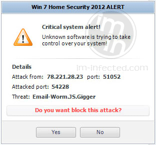 critical system alert