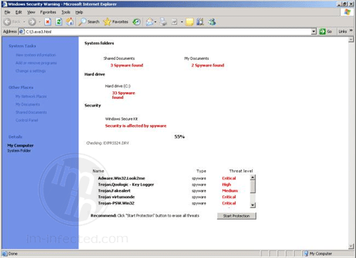 Windows Security Warning Virus Scanner Windows Antivirus 2012 Fake Antivirus