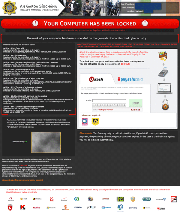 An Garda Siochana December 2012 version An Garda Siochana