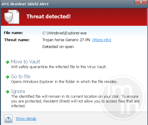 Trojan Horse Generic 27.PN AVG Detects Trojan Horse Generic 27.PN