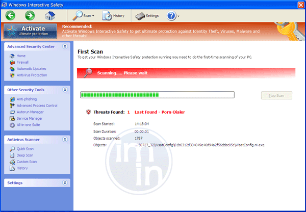 Windows Interactive Safety Windows Interactive Safety Scanner