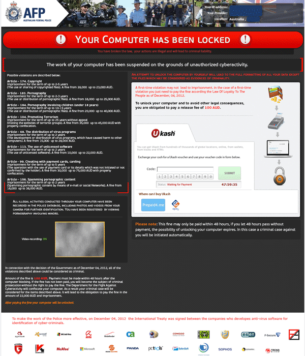 AFP Trojan December Issue Australian Federal Police Trojan