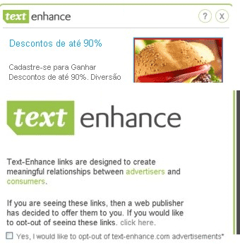 Text Enhance Text Enhance Pop-up