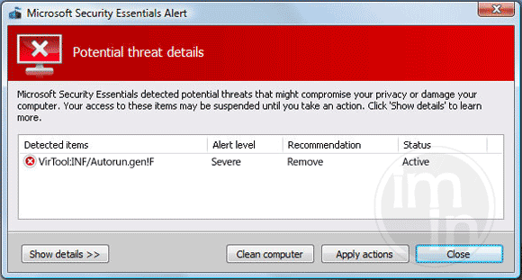 VirTool:INF/Autorun.gen!F VirTool:INF/Autorun.gen!F
