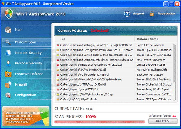 Win 7 Antispyware 2013 Win 7 Antispyware 2013 Malware