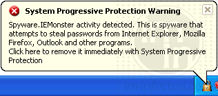 Spyware.Iemonster Warning Spyware.Iemonster