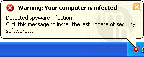 Spyware Infection Warning Spyware Infection