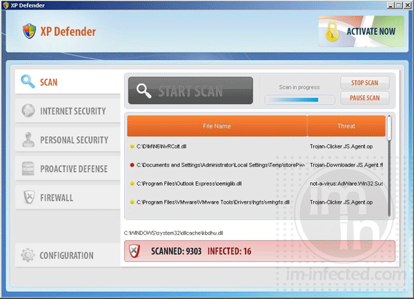 XP Defender Virus XP Defender