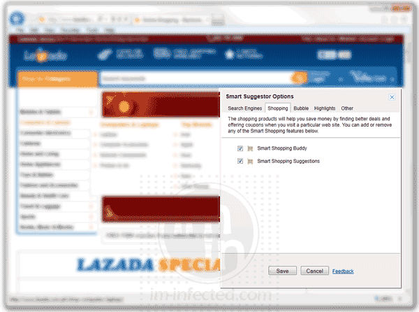 Smart Suggestor Pop-up Smart Suggestor Adware