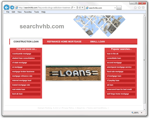 searchvhb.com Hijacker searchvhb.com
