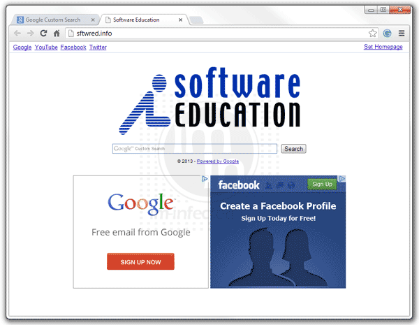 sftwred.info Hijacker Software Education