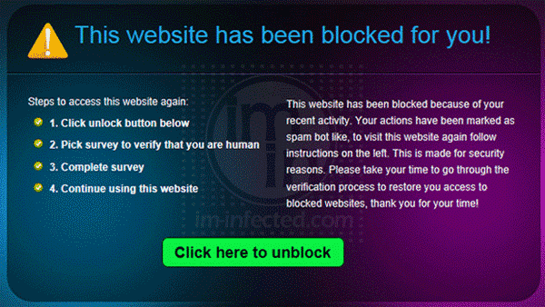 This website has been blocked This website has been blocked