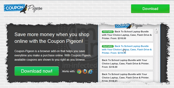 “Coupon Pigeon” Ads “Coupon Pigeon”