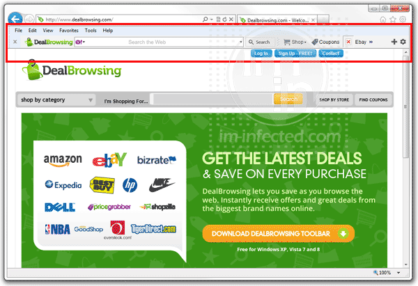 DealBrowsing Toolbar DealBrowsing