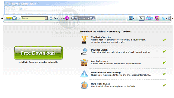 Midicair Toolbar MidicairToolbar