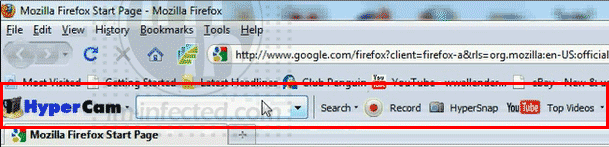 HyperCam Toolbar HyperCam Toolbar