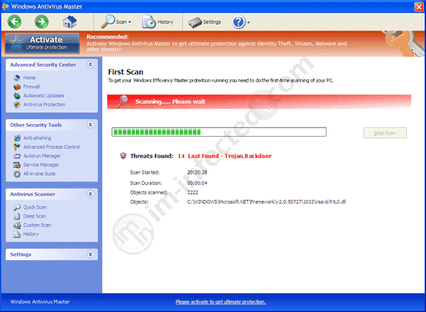 Windows Antivirus Master Windows Antivirus Master