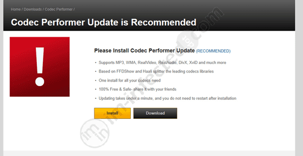 Codec Performer Update