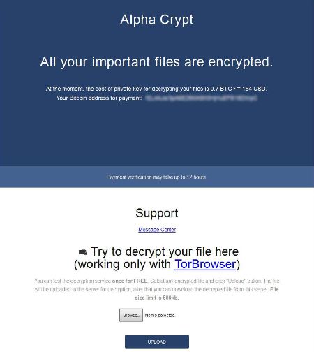 Alpha Crypt Alpha Crypt