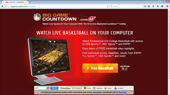 Big Game Countdown