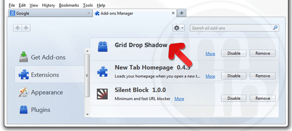 Grid Drop Shadow