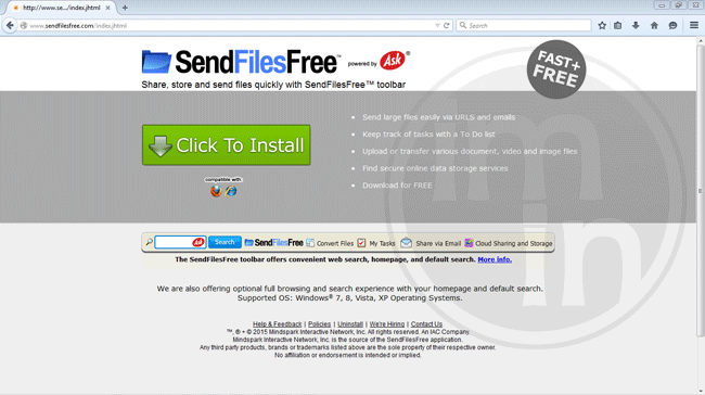SendFilesFree Toolbar