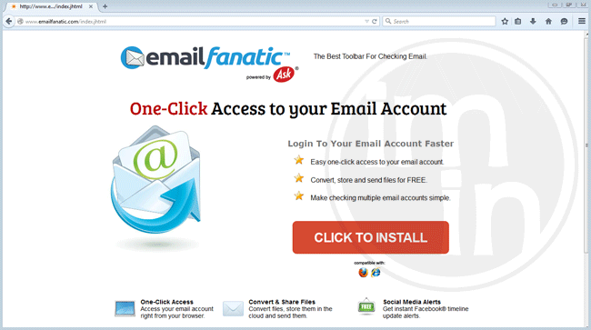 Email Fanatic Toolbar