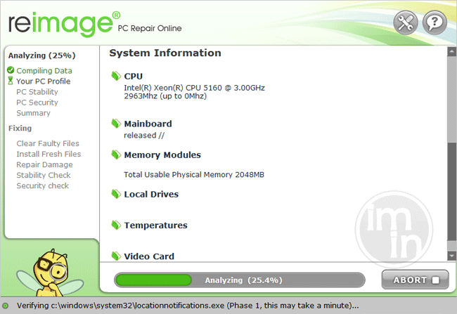 remove Reimage PC Repair