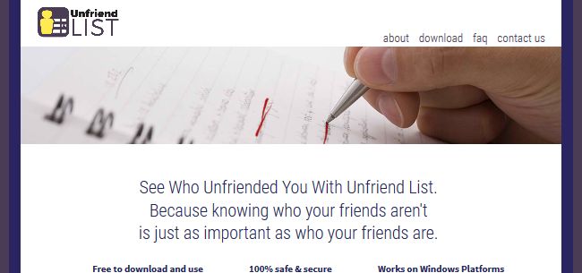 Unfriend List Unfriend List